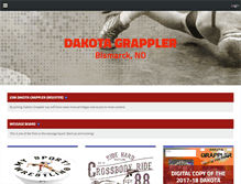 Tablet Screenshot of dakotagrappler.com